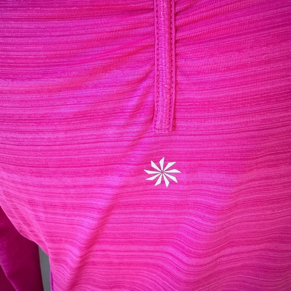 Athleta Women's Pacifica UPF Shirt Long Sleeve hot, pink size medium - Picture 9 of 13